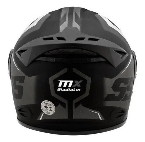Capacete Robocop Mixs Gladiator Super Speed + Narigueira