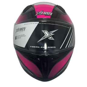 Capacete Moto Xtroy Fechado FF526 Esportivo Vision