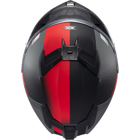 Capacete Texx Kaiman Track Vermelho Cinza Fosco C/ Óculos
