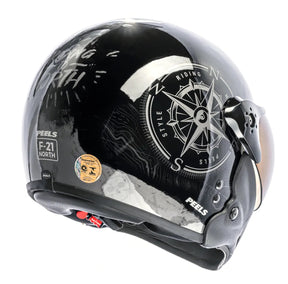 Capacete Moto Peels Com Queixeira Removível F-21 North