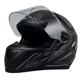 Capacete Fw3 Com Óculos Interno Fumê Gtx Gtn Gt2 Fox Moto