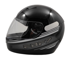 Capacete Moto Ebf 7 Carbon Gt Preto Solid Várias Cores + Nf