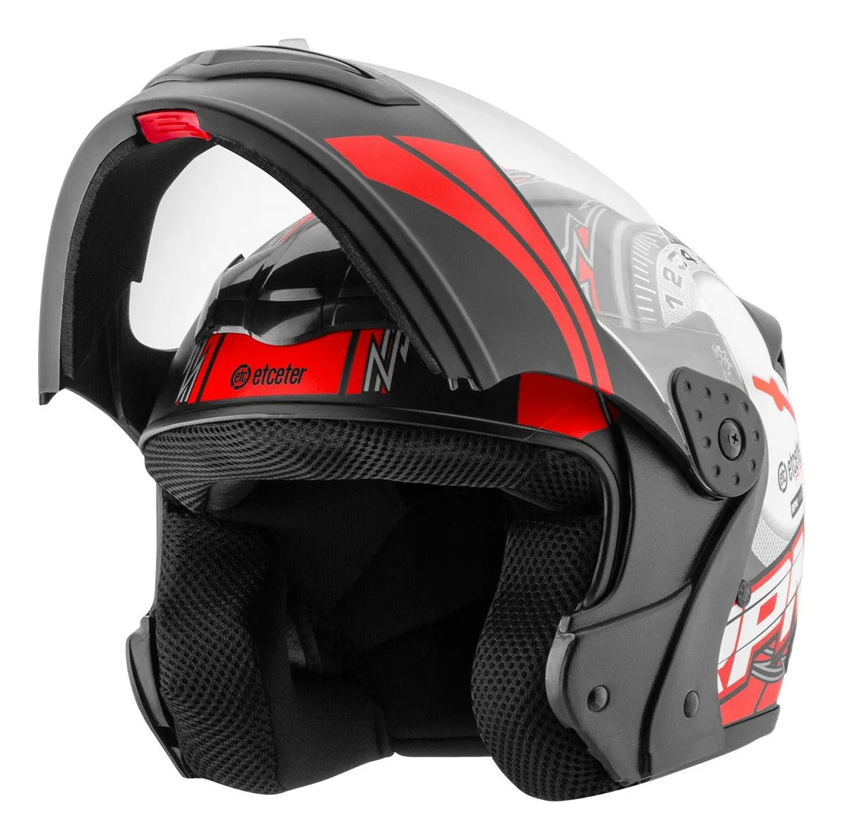 Capacete Etceter Rpm Gladiator Robocop Articulado Brilhante