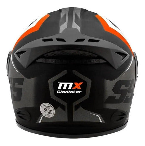 Capacete Robocop Mixs Gladiator Super Speed + Narigueira