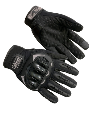 Luva Motociclista Xtroy Preta Com Proteçao  Moto Motoqueiro
