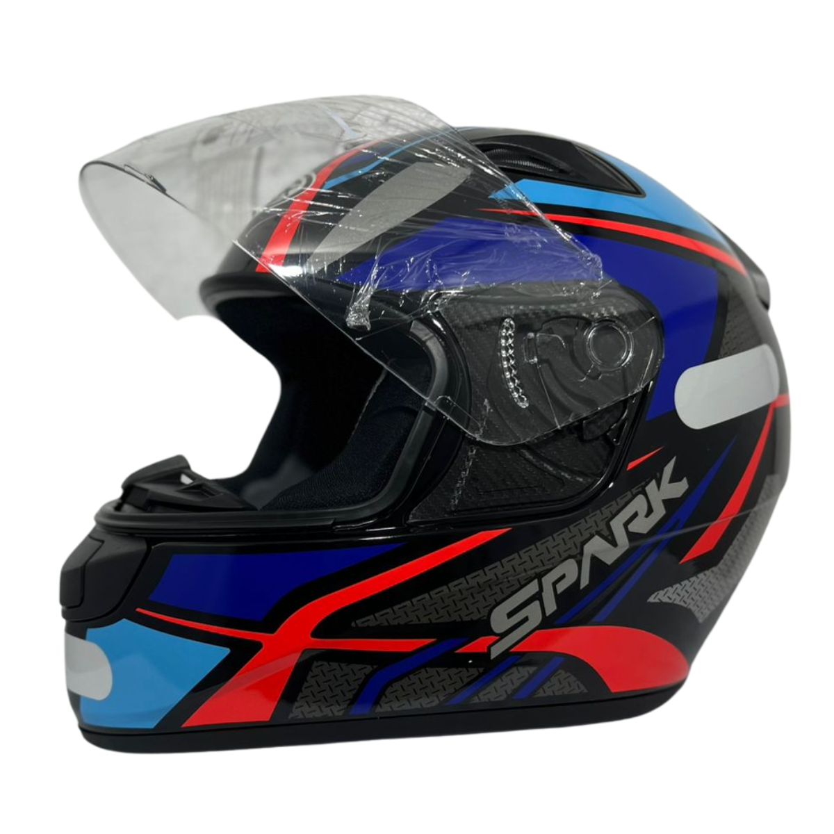 Capacete Fechado New Spark Esportivo Spider C/ Narigueira