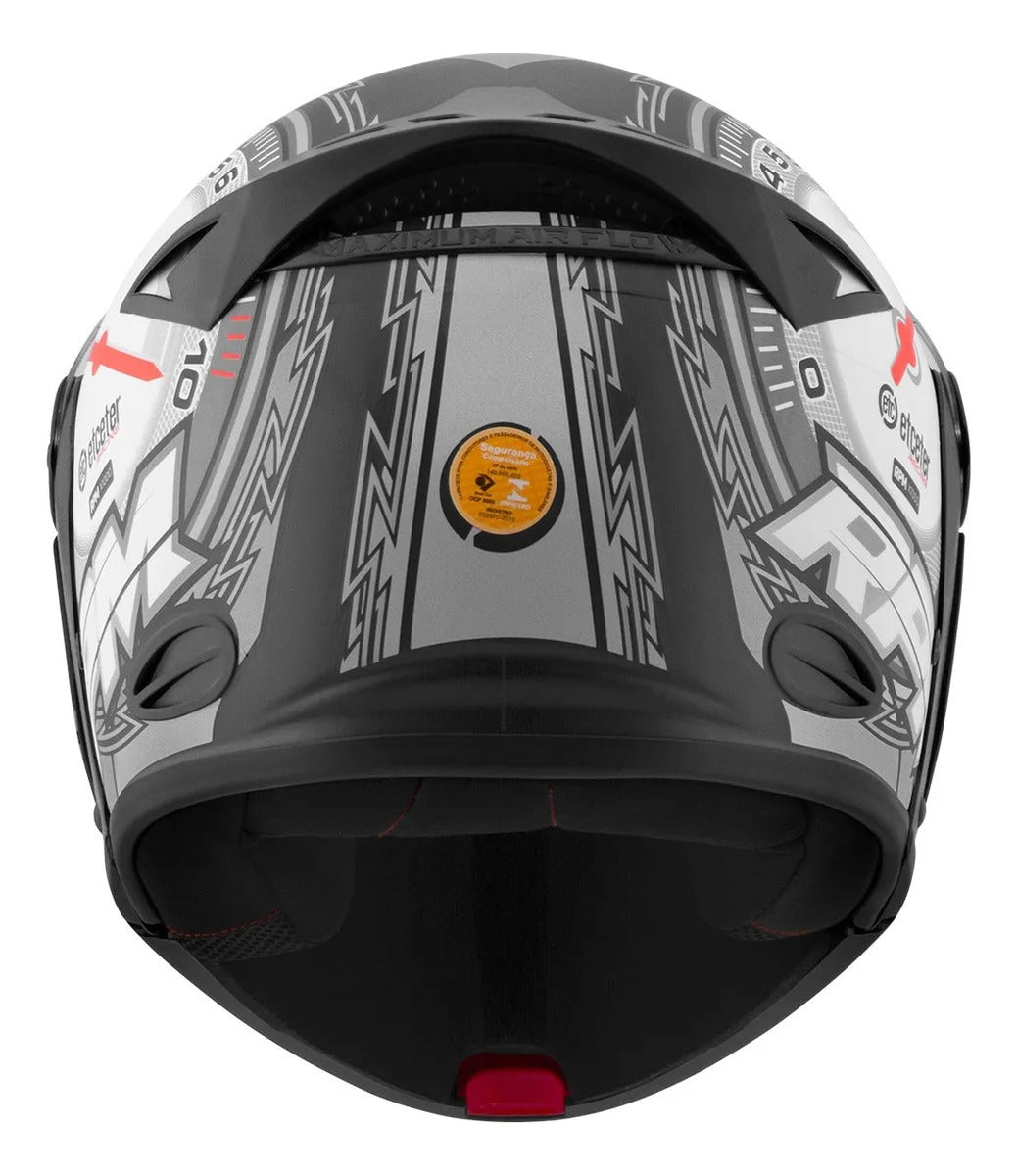 Capacete Etceter Rpm Gladiator Robocop Articulado Brilhante