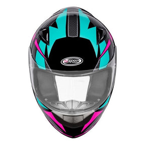 KIT Capacete Feminino Ebf New Spark Esportivo + Viseira Fumê