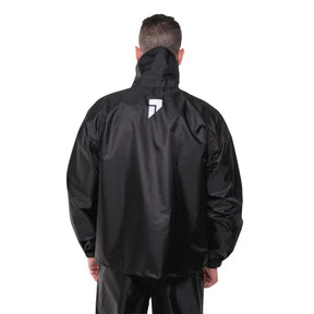 Conjunto Capa de Chuva Nylon Pioneira Urban Moto Motoqueiro Preto