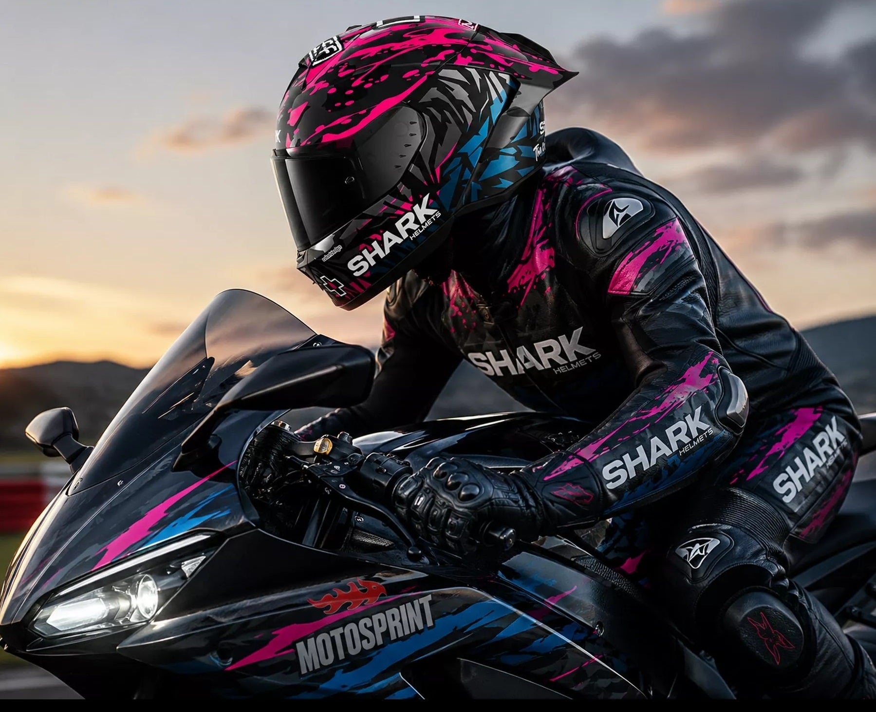 CAPACETE SHARK SKWAL CUP REPLICA REDDING KVB Mega Lopes