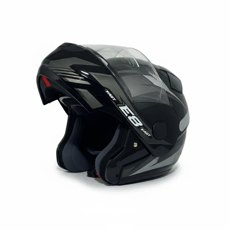 Capacete Articulado Ebf New E8 Robocop Escamoteável + Cores