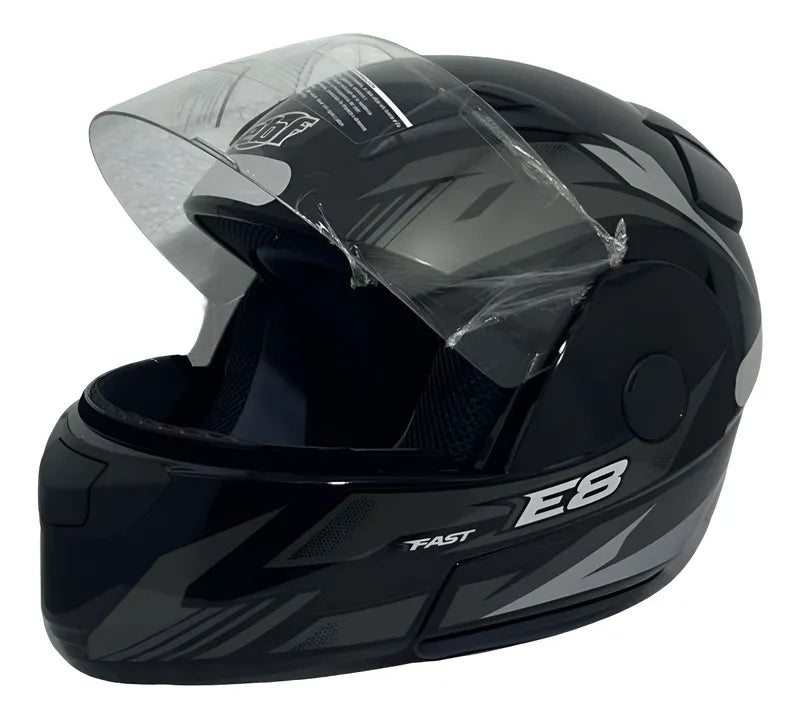 Capacete Articulado Ebf New E8 Robocop Escamoteável + Cores