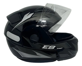 Capacete Articulado Ebf New E8 Robocop Escamoteável + Cores