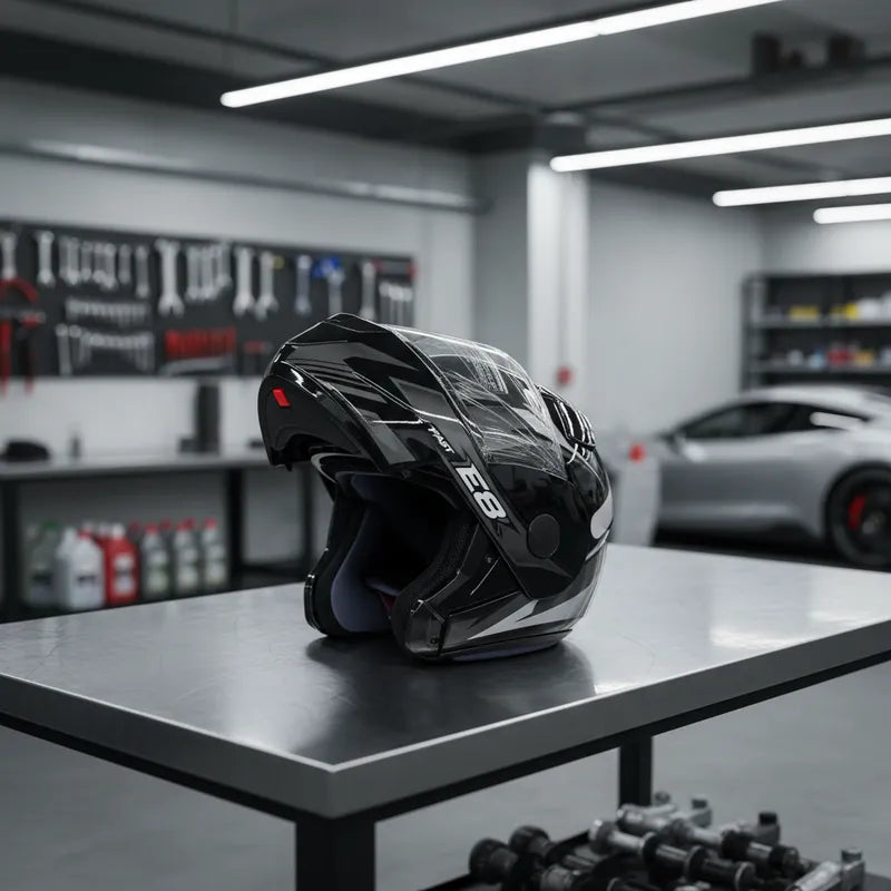 Capacete Articulado Ebf New E8 Robocop Escamoteável + Cores