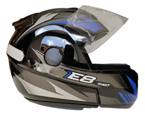 Capacete Articulado Ebf New E8 Robocop Escamoteável + Cores