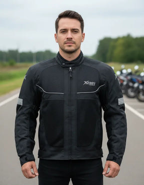 Jaqueta Motociclista Xtroy Verão Com Bolso e Proteção