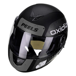 Capacete Robocop Preto Fosco Peels Urban Escamoteável