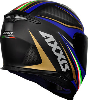 Capacete Fechado Moto Axxis By Mt Eagle Italy Preto Cinza