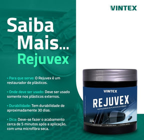 Restaurador Revitalizador De Plasticos Rejuvex 400g Vonixx