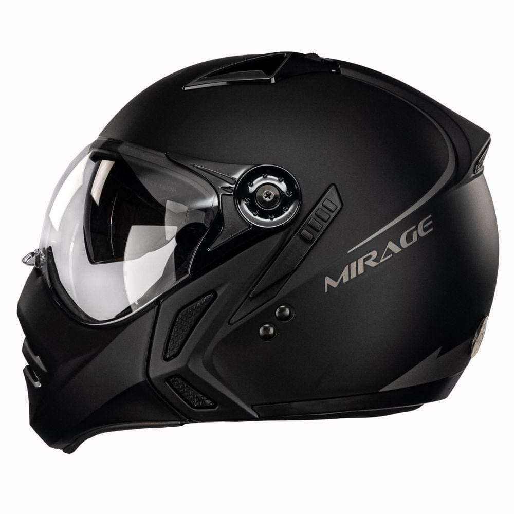 Capacete Peels Mirage Classic Preto Fosco C/ Óculos Interno