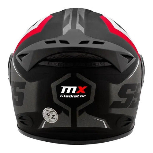 Capacete Robocop Mixs Gladiator Super Speed + Narigueira