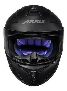 Capacete Axxis Draken Monocolor Preto Fosco Lançamento + Nf
