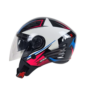 Capacete Aberto Fw3 X Open Up Star Com Óculos Interno Mega Lopes
