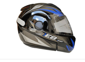 Capacete Articulado Ebf New E8 Robocop Escamoteável + Cores
