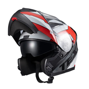 Capacete Escamoteavel Texx Gladiator V3 Preto C/ Óculos Fumê