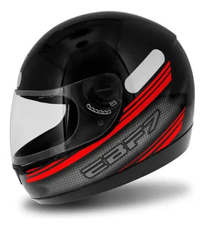 Capacete Moto Ebf 7 Carbon Gt Preto Solid Várias Cores + Nf