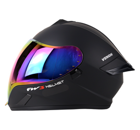 Capacete Moto Esportivo Fw3 Venon Óculos Solar Interno Mega Lopes