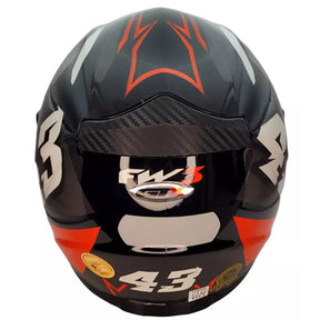 Capacete Fechado Fw3 Gtx 43 Com Oculos Interno