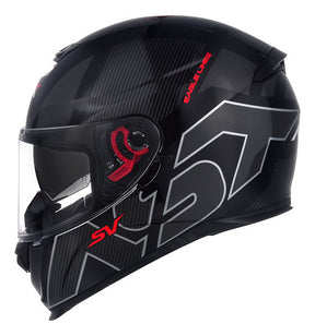 Capacete ASX Eagle Sv Solid Com Viseira Solar Óculos Fumê