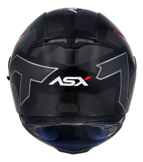 Capacete ASX Eagle Sv Solid Com Viseira Solar Óculos Fumê